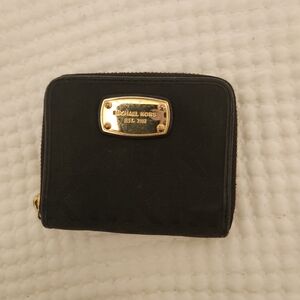 Michael Kors Black and Gold Wallet